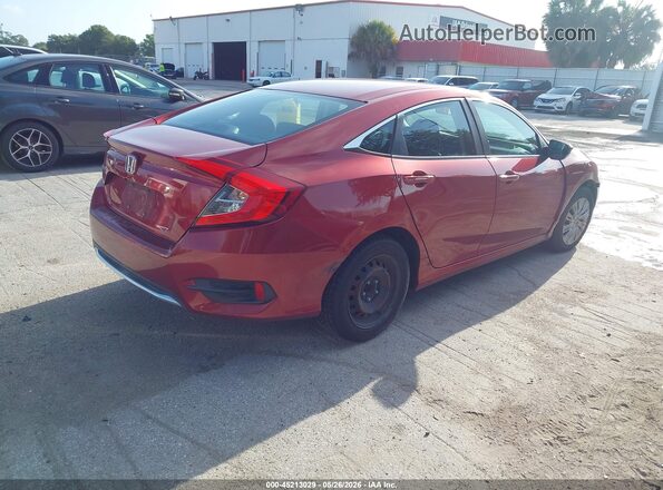 19XFC2F63LE009635 2020 HONDA CIVIC Red Tył prawy