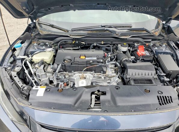 19XFC2F63ME200635 2021 HONDA CIVIC Серый Вид задней части салона