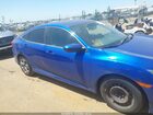 2017 Honda Civic Lx Синий vin: 19XFC2F64HE205994