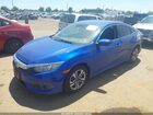 2017 Honda Civic Lx Синий vin: 19XFC2F64HE205994
