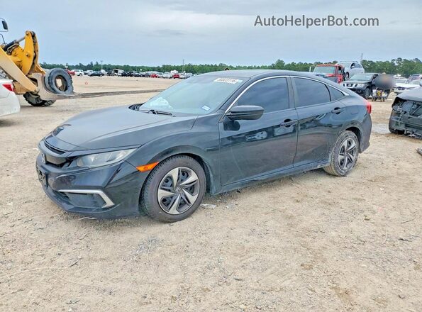 19XFC2F64KE036244 2019 HONDA CIVIC Черный Передняя левая четверть