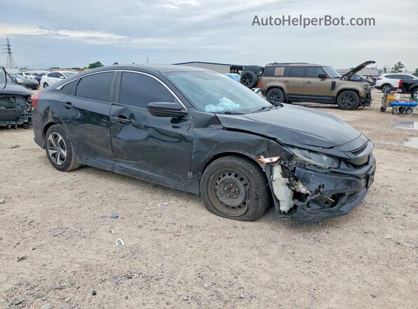 19XFC2F64KE036244 2019 HONDA CIVIC Черный Передняя правая четверть