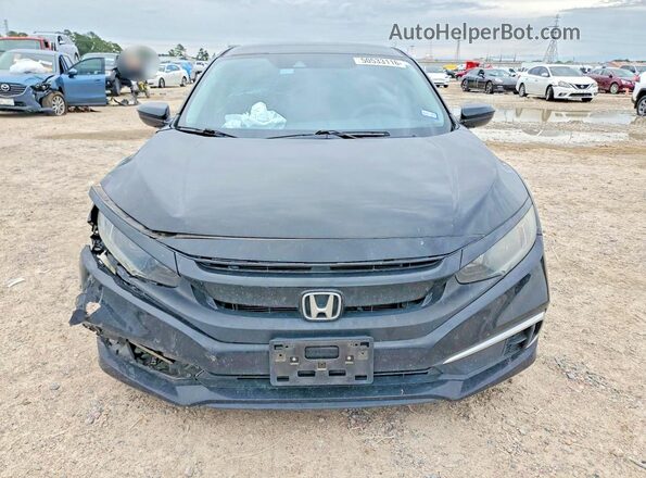 19XFC2F64KE036244 2019 HONDA CIVIC Черный Вид спереди