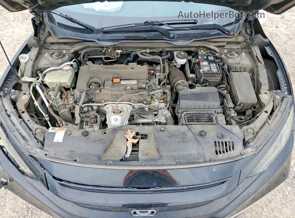 19XFC2F64KE036244 2019 HONDA CIVIC Черный Вид задней части салона