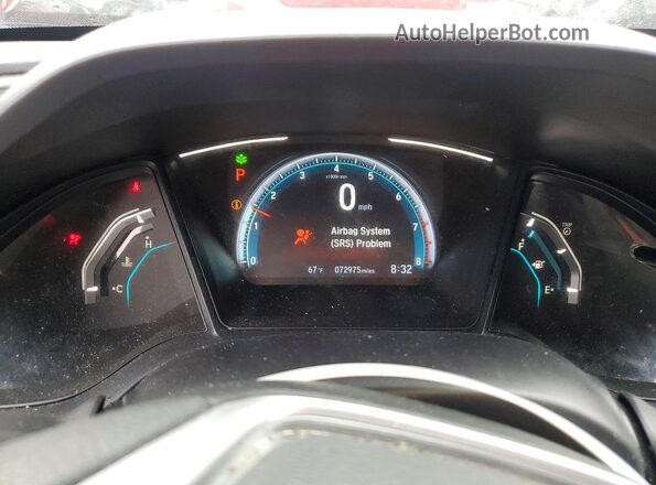 19XFC2F64KE036244 2019 HONDA CIVIC Черный Вид щитка приборов
