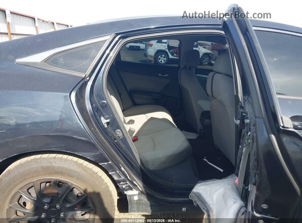19XFC2F65KE000045 2019 HONDA CIVIC Gray Вид наклейки з VIN-кодом