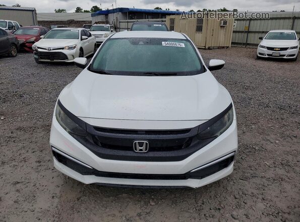 19XFC2F65KE037905 2019 HONDA CIVIC White წინა ხედი