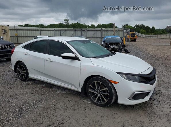 19XFC2F65KE037905 2019 HONDA CIVIC White წინა მარჯვენა