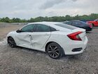 2019 Honda Civic Lx White vin: 19XFC2F65KE037905