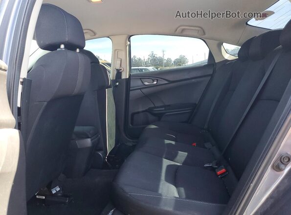 19XFC2F65KE207101 2019 HONDA CIVIC Gray Vista de los asientos traseros