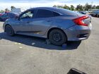 2019 Honda Civic Lx Gray vin: 19XFC2F65KE207101