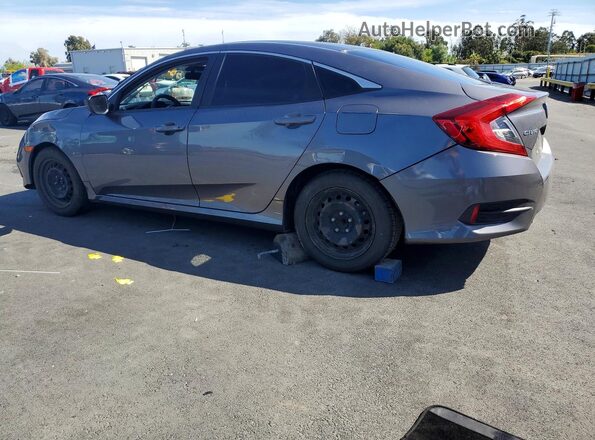 19XFC2F65KE207101 2019 HONDA CIVIC Gray Trasero izquierdo