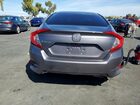 2019 Honda Civic Lx Gray vin: 19XFC2F65KE207101