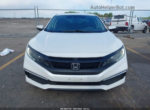 19XFC2F66KE006744 2019 HONDA CIVIC Белый Вид спереди