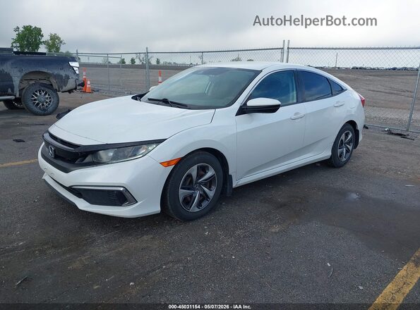 19XFC2F66KE006744 2019 HONDA CIVIC Белый Передняя левая четверть