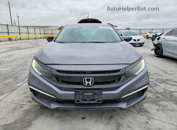 19XFC2F66LE002372 2020 HONDA CIVIC Gray Widok z przodu
