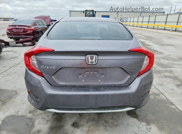 19XFC2F66LE002372 2020 HONDA CIVIC Gray Widok z tyłu