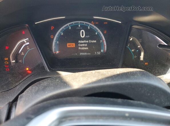 19XFC2F67KE012794 2019 HONDA CIVIC Серый Вид щитка приборов