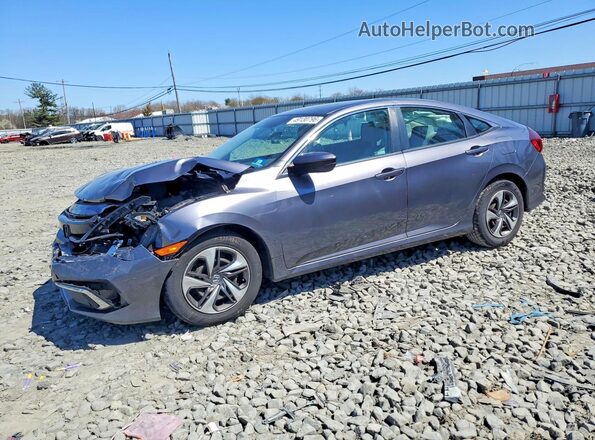 19XFC2F67KE012794 2019 HONDA CIVIC Серый Передняя левая четверть