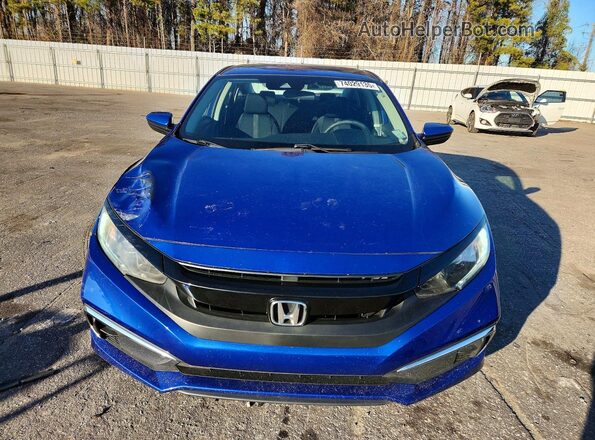 19XFC2F67KE017462 2019 HONDA CIVIC Синий Вид спереди
