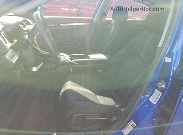 19XFC2F67KE017462 2019 HONDA CIVIC Синий Вид салона спереди