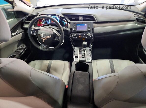 19XFC2F67KE045956 2019 HONDA CIVIC Серый Вид панели приборов