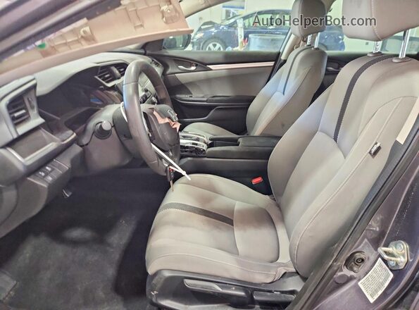 19XFC2F67KE045956 2019 HONDA CIVIC Серый Вид салона спереди