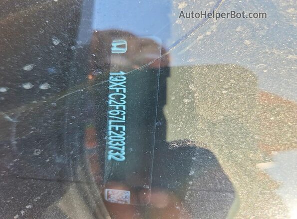 19XFC2F67LE203732 2020 HONDA CIVIC Silver Вид підкапотного простору