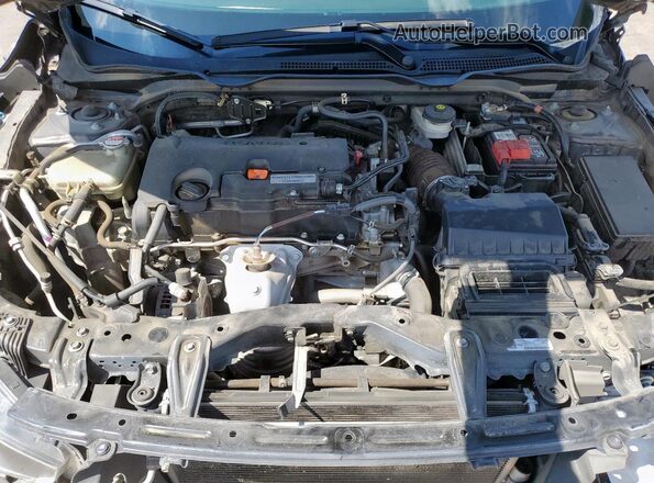 19XFC2F69KE004888 2019 HONDA CIVIC Gray Rear interior view