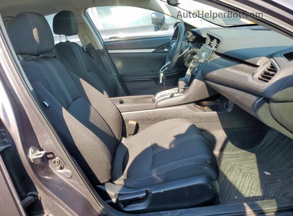 19XFC2F69KE004888 2019 HONDA CIVIC Gray Front interior view