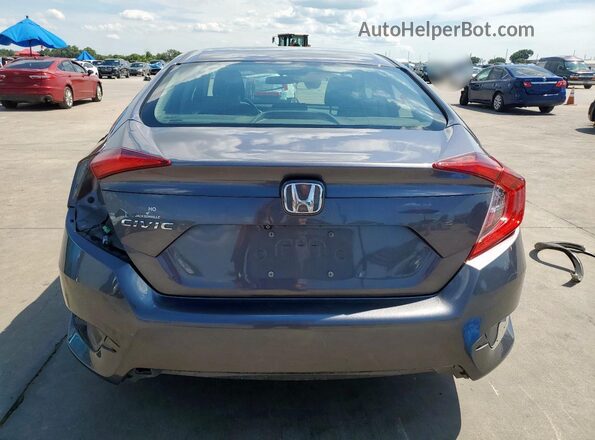 19XFC2F69KE004888 2019 HONDA CIVIC Gray Rear view