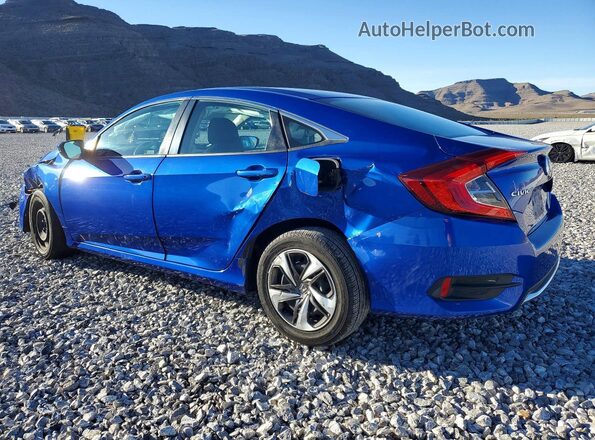 19XFC2F69KE050270 2019 HONDA CIVIC Blue Հետևի ձախ