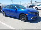 2020 Honda Civic Lx Blue vin: 19XFC2F69LE207832