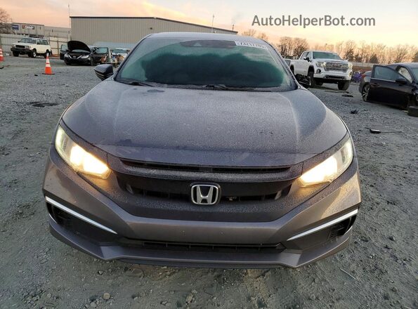 19XFC2F6XKE032103 2019 HONDA CIVIC Gray Դիմացի տեսք