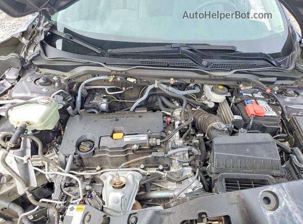 19XFC2F6XKE049080 2019 HONDA CIVIC Gray უკანა სალონის ხედი