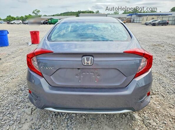 19XFC2F6XKE049080 2019 HONDA CIVIC Gray უკანა ხედი