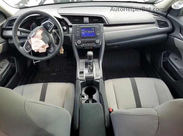 19XFC2F6XKE049080 2019 HONDA CIVIC Gray წინა პანელის ხედი