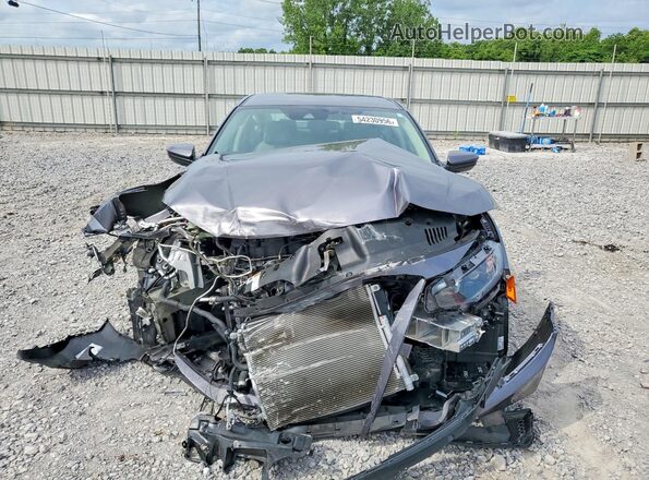 19XFC2F6XKE049080 2019 HONDA CIVIC Gray წინა ხედი