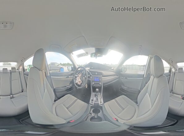 19XFC2F6XKE049080 2019 HONDA CIVIC Gray VIN კოდის სტიკერის ხედი
