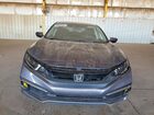 2019 Honda Civic Lx Gray vin: 19XFC2F6XKE051301
