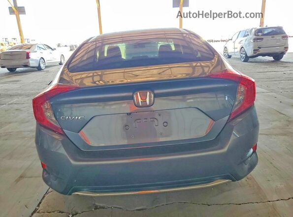 19XFC2F6XKE051301 2019 HONDA CIVIC Gray Widok z tyłu