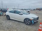 2019 Honda Civic Lx White vin: 19XFC2F6XKE210494
