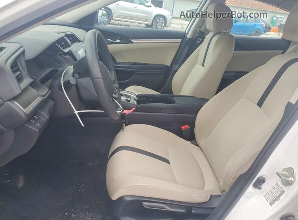 19XFC2F6XKE210494 2019 HONDA CIVIC White წინა სალონის ხედი