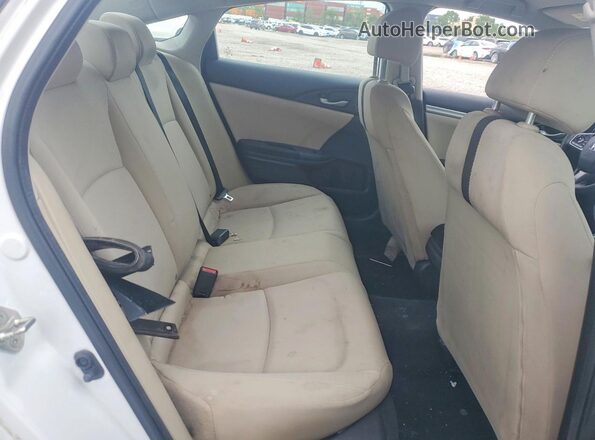 19XFC2F6XKE210494 2019 HONDA CIVIC White უკანა სავარძლების ხედი