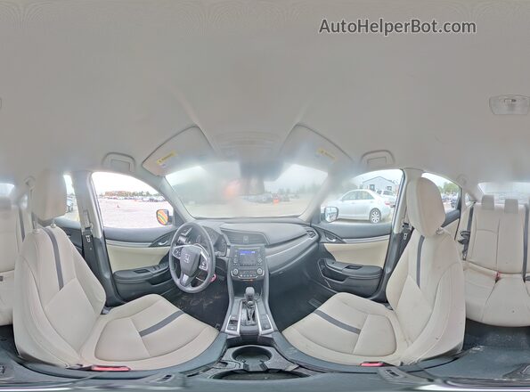 19XFC2F6XKE210494 2019 HONDA CIVIC White სალონის 360-გრადუსიანი ხედი