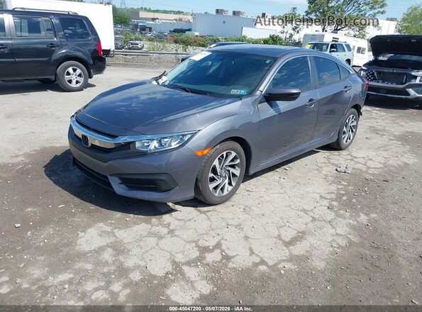 19XFC2F70GE222329 2016 HONDA CIVIC Серый Передняя левая четверть