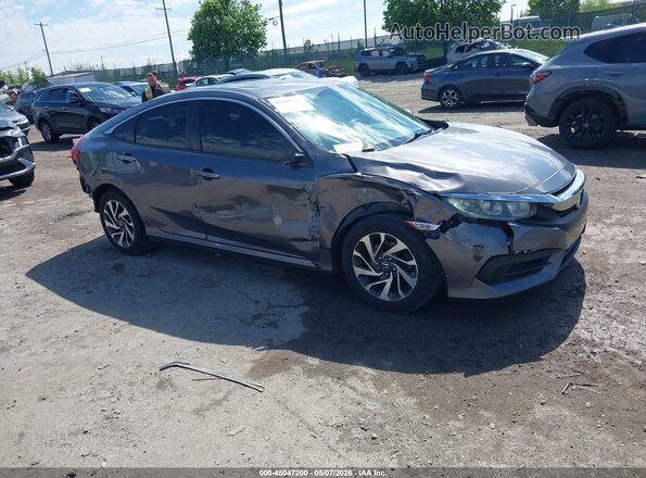 19XFC2F70GE222329 2016 HONDA CIVIC Серый Передняя правая четверть