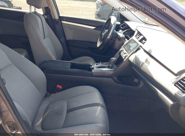 19XFC2F70GE222329 2016 HONDA CIVIC Серый Вид салона спереди