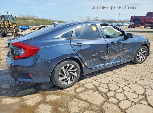 19XFC2F70HE001542 2017 HONDA CIVIC Blue უკანა მარჯვენა