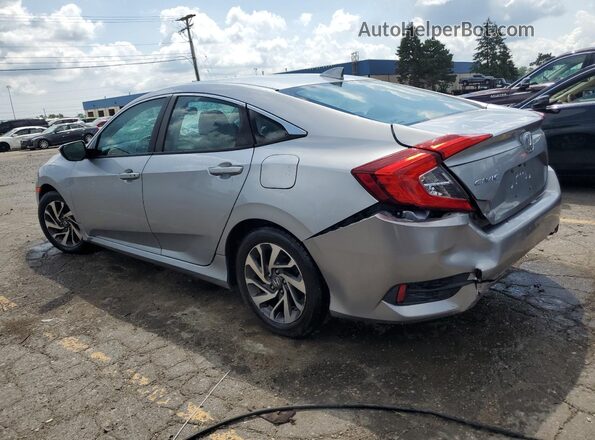 19XFC2F70HE218492 2017 HONDA CIVIC Silver Հետևի ձախ